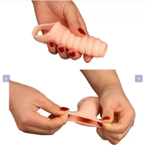 Men Penis Lock Ring Thread Condom