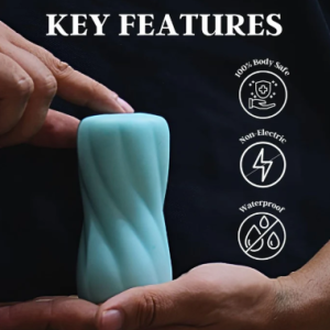 Sleeve Massager Crafted Form Durable Materials-Bule(Non-Electric)