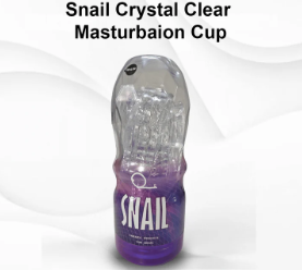 Snail Crystal Clear Masturbation Cup