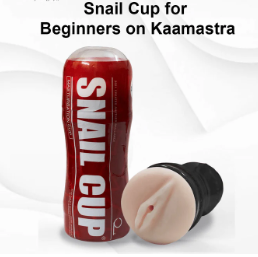 Snail Masturbating Cup for Men - Blue